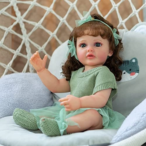 Betty Reborn Baby Doll - 22 Inch Silicone Vinyl Blue Eyes