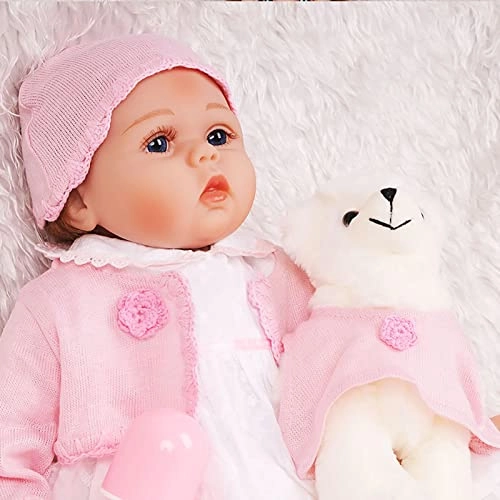Reborn Baby Doll - 55cm Soft Silicone Limbs Cloth Body