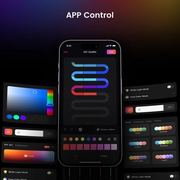 Yeelight RGBIC LED Basic Strip Lights - 12M