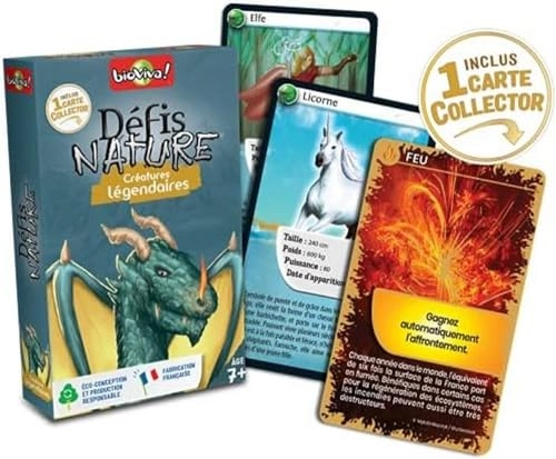 Nature Challenges: Animal - Legendary Creatures - Card Game (French)