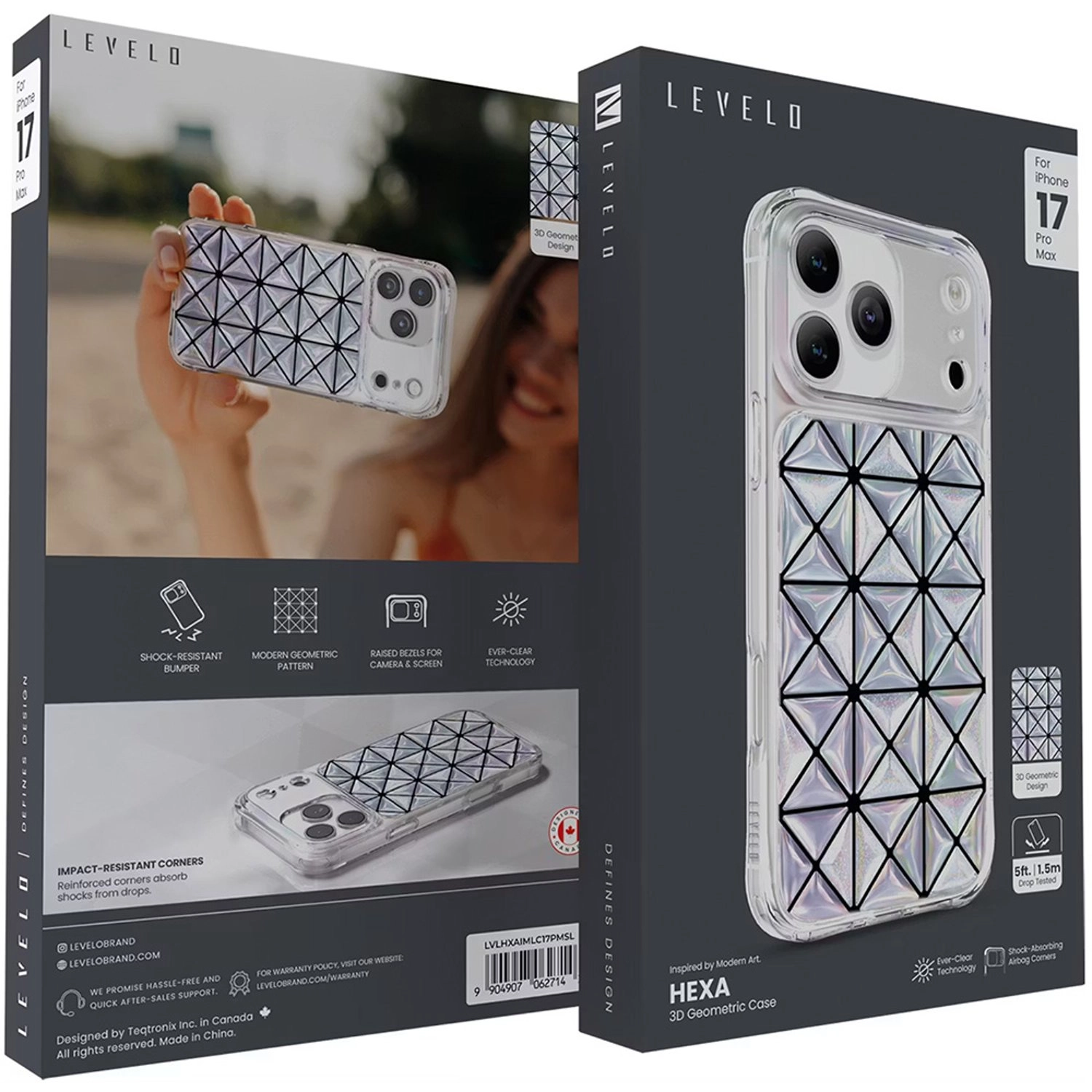 Hexa 3D IML Case for iPhone 17 Pro Max