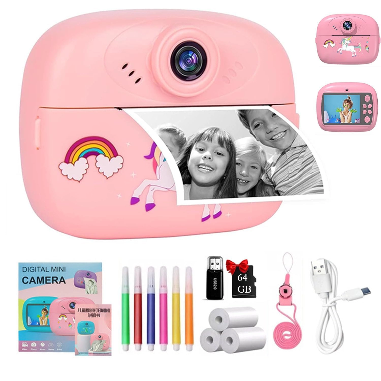 xisiciao F252S - 1080P Instant Print 64G