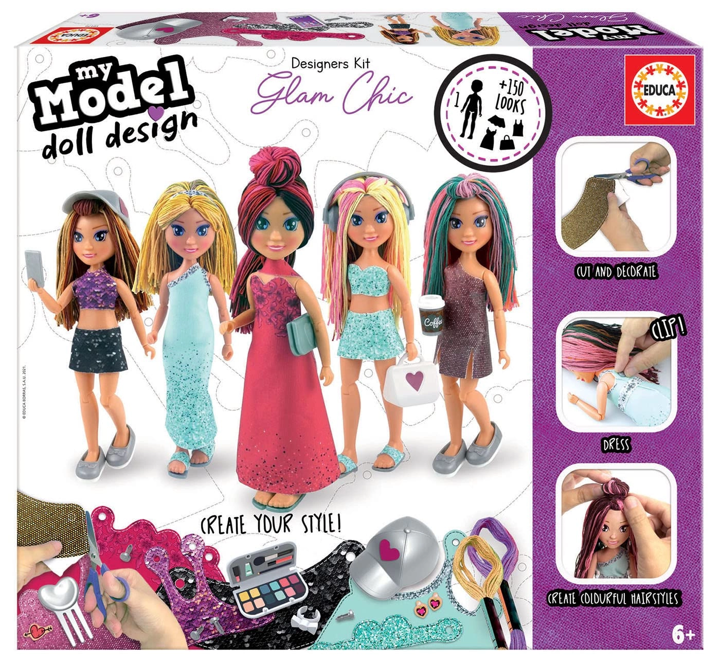 Educa Design Your Doll Glam Chic Puzzle (19170) - 1 pcs
