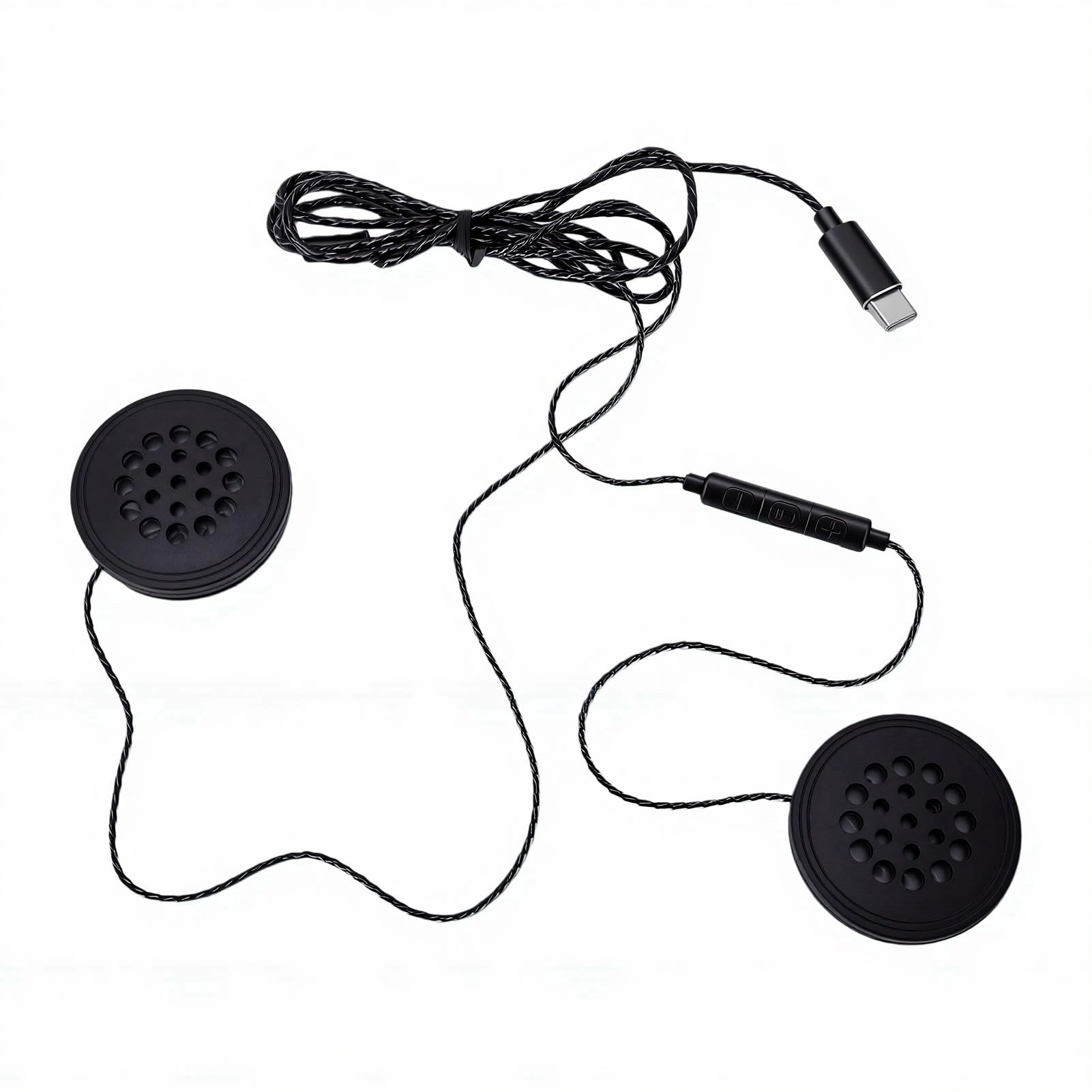 Plyisty Motorcycle Wired Helmet Headset