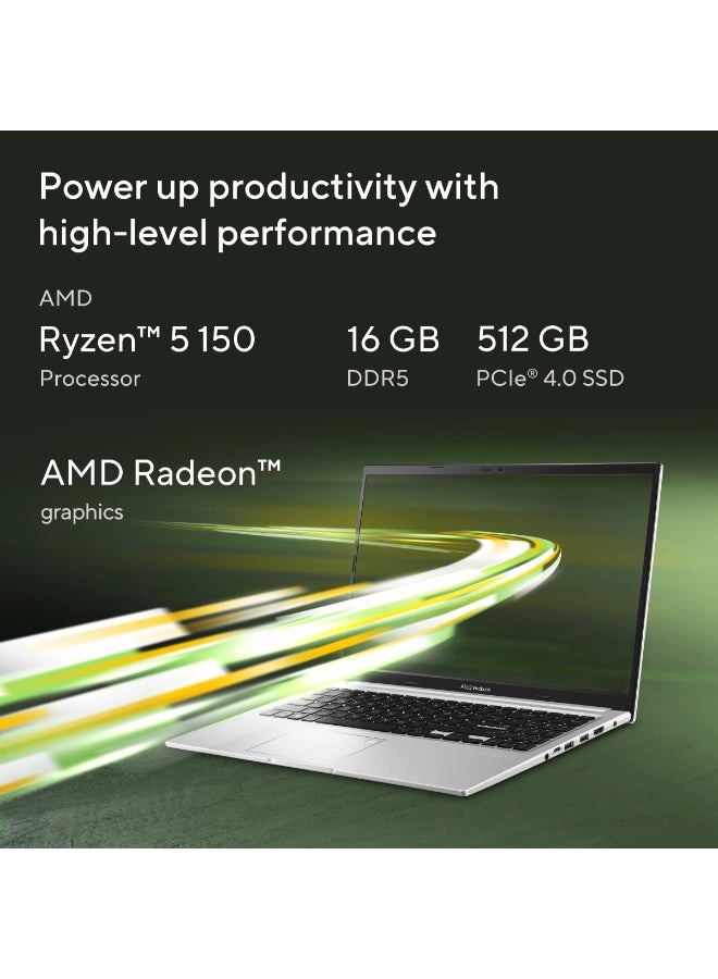 Vivobook 15 M1502NAQ-BQ034W - 15.6'' Ryzen 5 16GB DDR5 512GB SSD