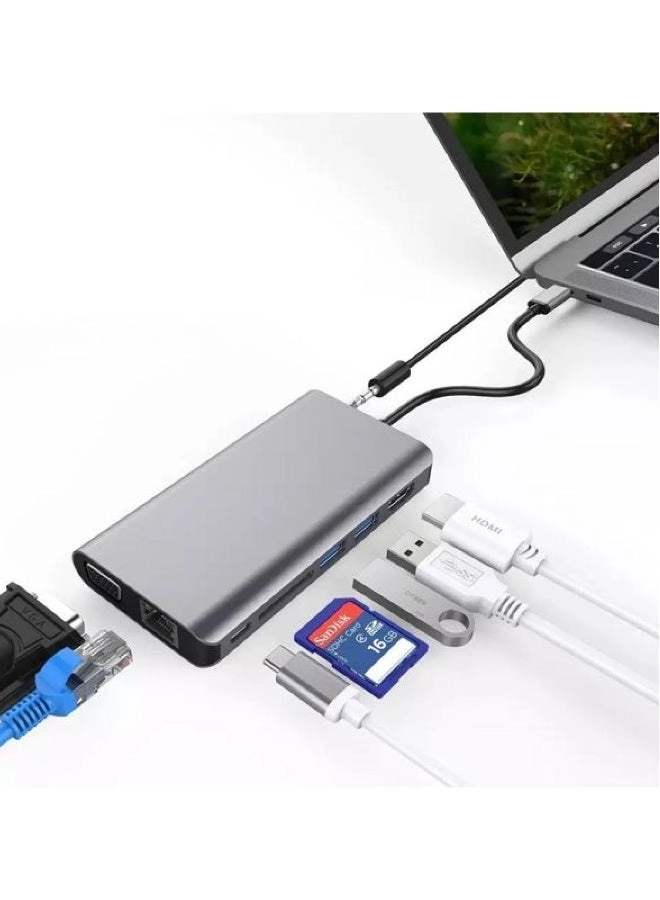 USB-C HUB Adapter - 9 in 1