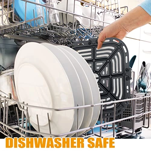 Air Fryer Grill Pan - stainless steel Rubber 1 Air Fryer Grill Plate