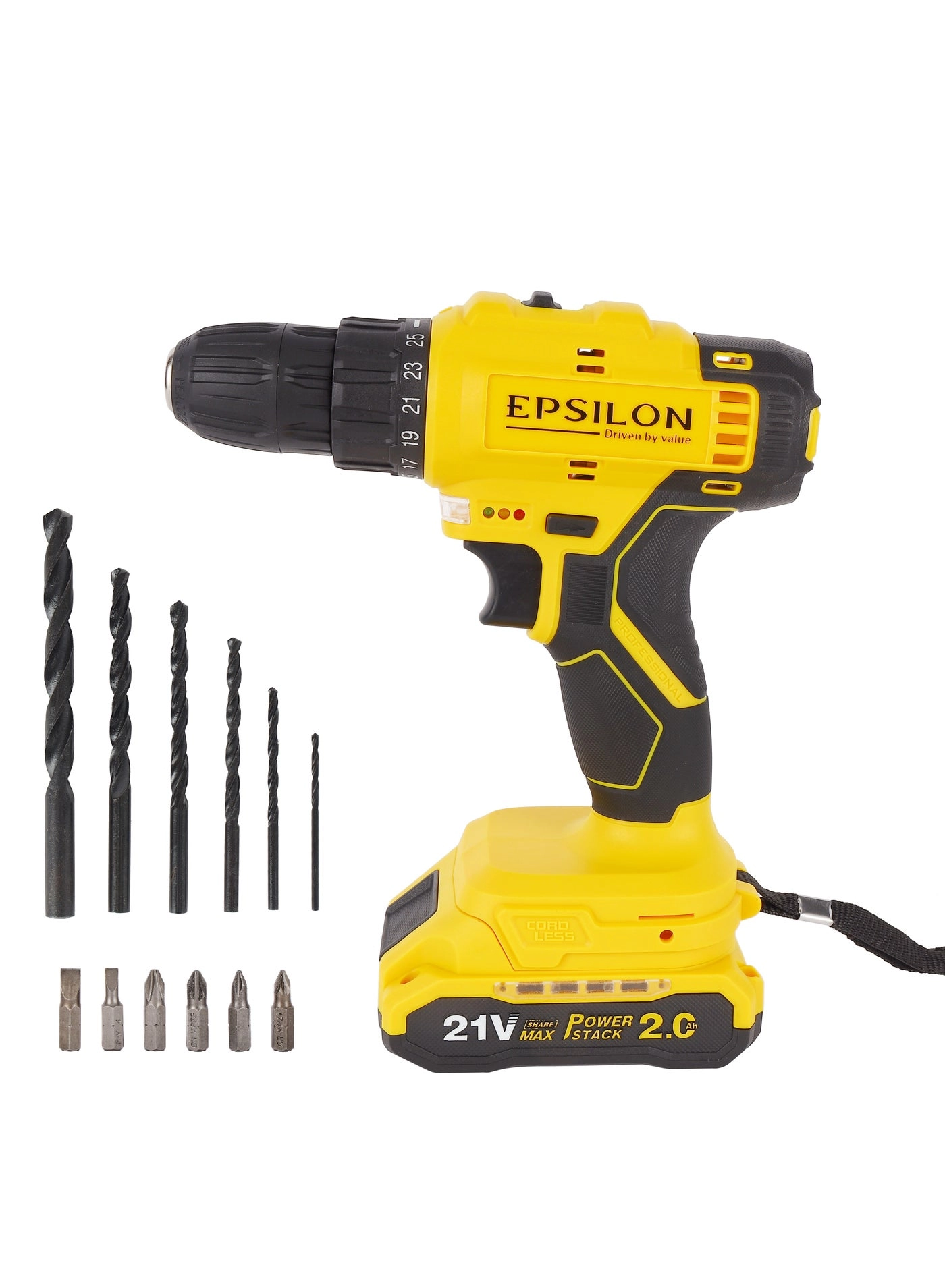 Cordless Drill - 21V 1400 RPM