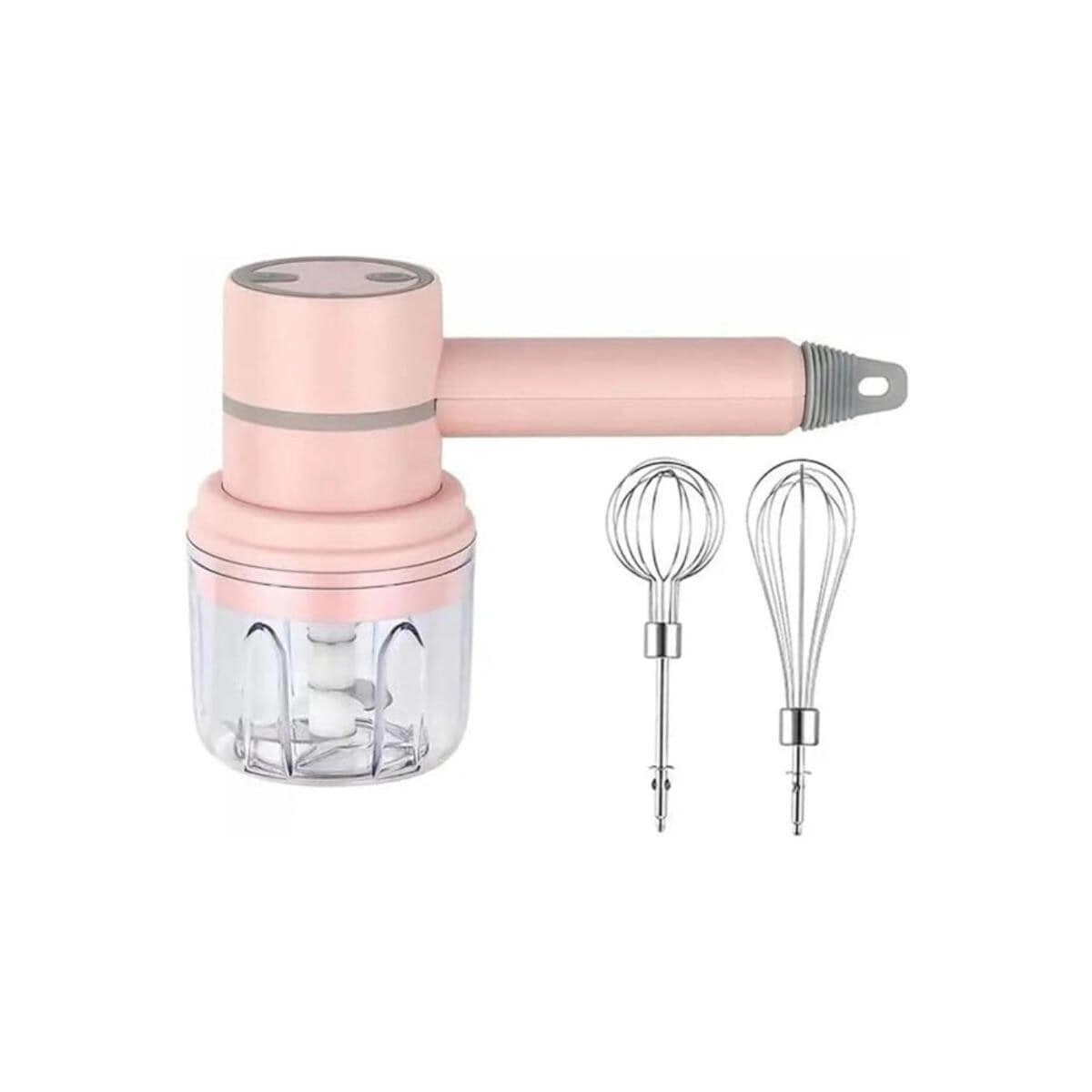 Tradeo 3-in-1 wireless chopper - Rechargeable Pink