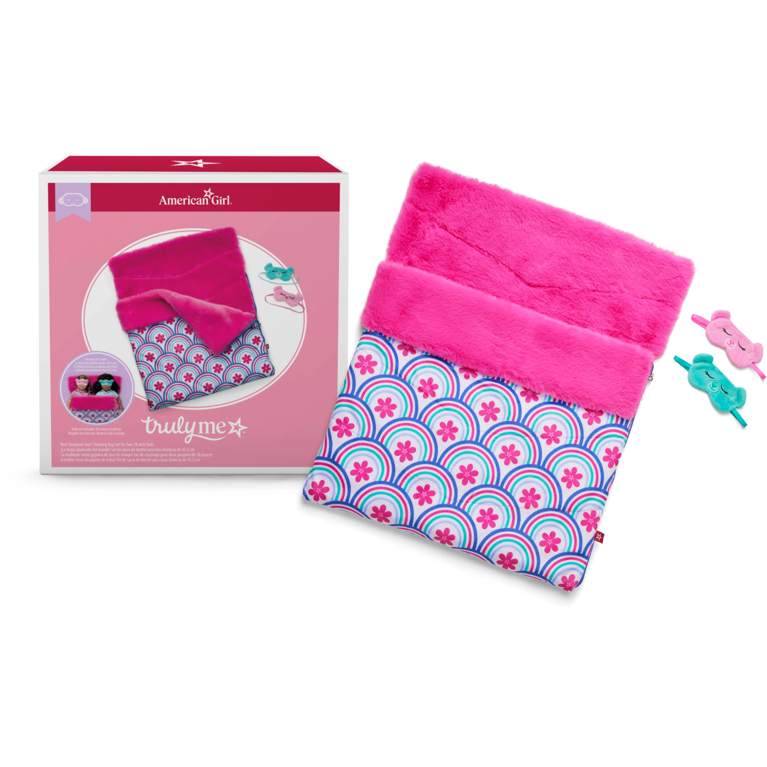 American Girl Truly Me Sleeping Bag Set - 18-inch for Two Multicolor Ages 6+