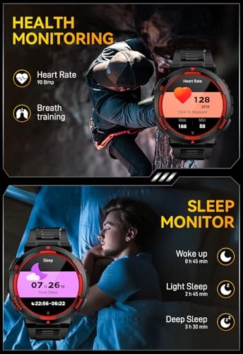 Military Smart Watch - 1.53 inch