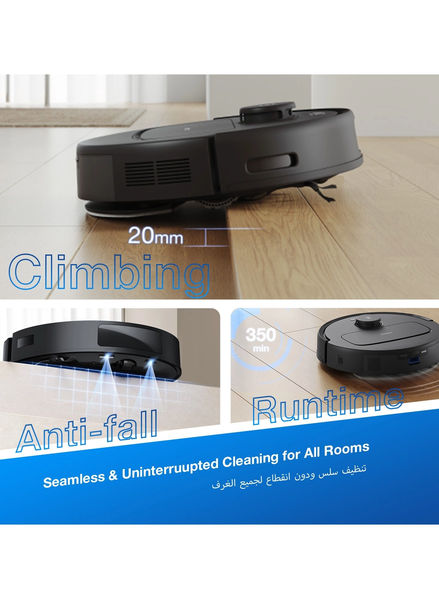 DEEBOT N30 PRO OMNI - OMNI Station, Self-Empty Station