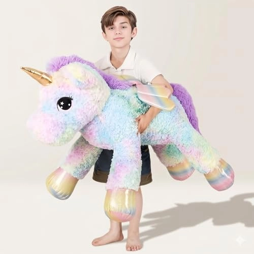 Unicorn Magical Rainbow 60 cm Plush