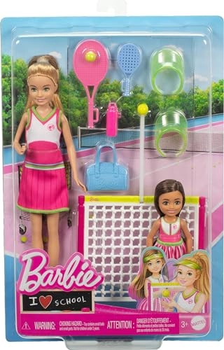 Stacie & Chelsea Tennis Playset - 2 Dolls 5+ Accessories Ages 3+