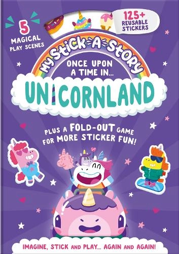 THREE WISHES LTD Once Upon A Time In Unicornland Sticker Book 10 pcs