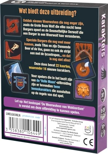 The Wakkerdam Werewolves: Characters - Card Game (German)