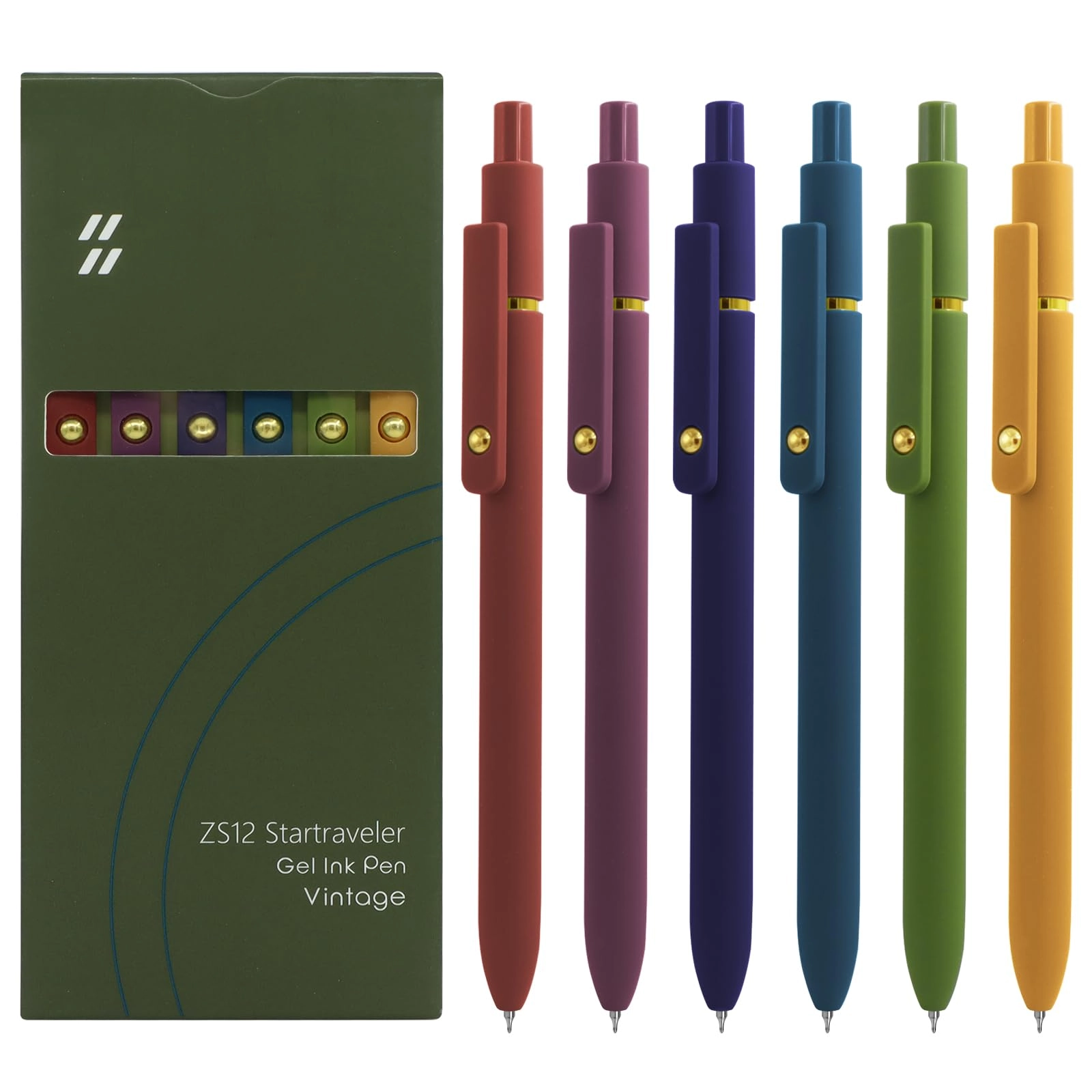 Gel Ink Pen - 5 Pcs 0.5mm