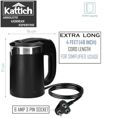 Stainless Steel Double Wall Electric Kettle