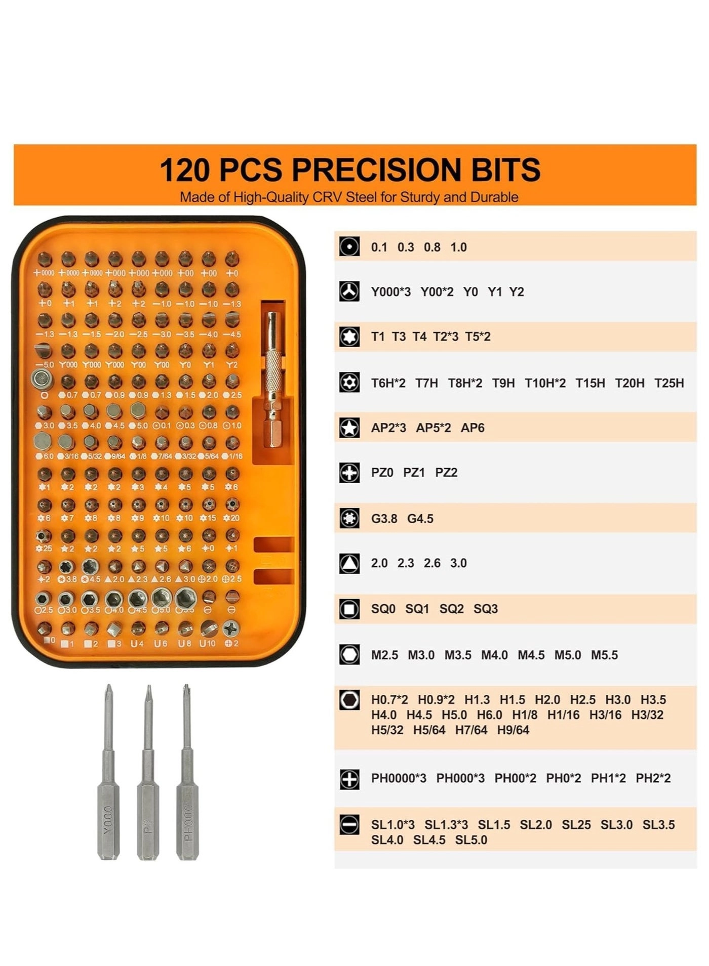 Screwdriver Set Multi-Bit Screwdriver - 130-in-1