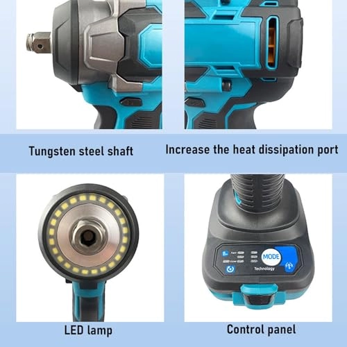 Cordless Brushless Impact Wrench - 810 Nm 1/2 inch