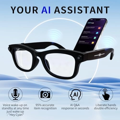 AI Smart Glasses - 1080P Bluetooth V5.3
