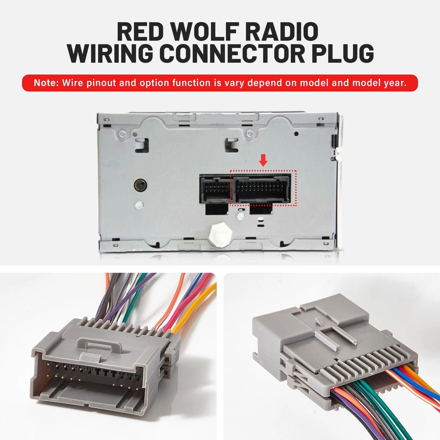 Radio Wiring Harness - 2006-2013 GM GMC Sierra Chevy Impala Buick Cadillac