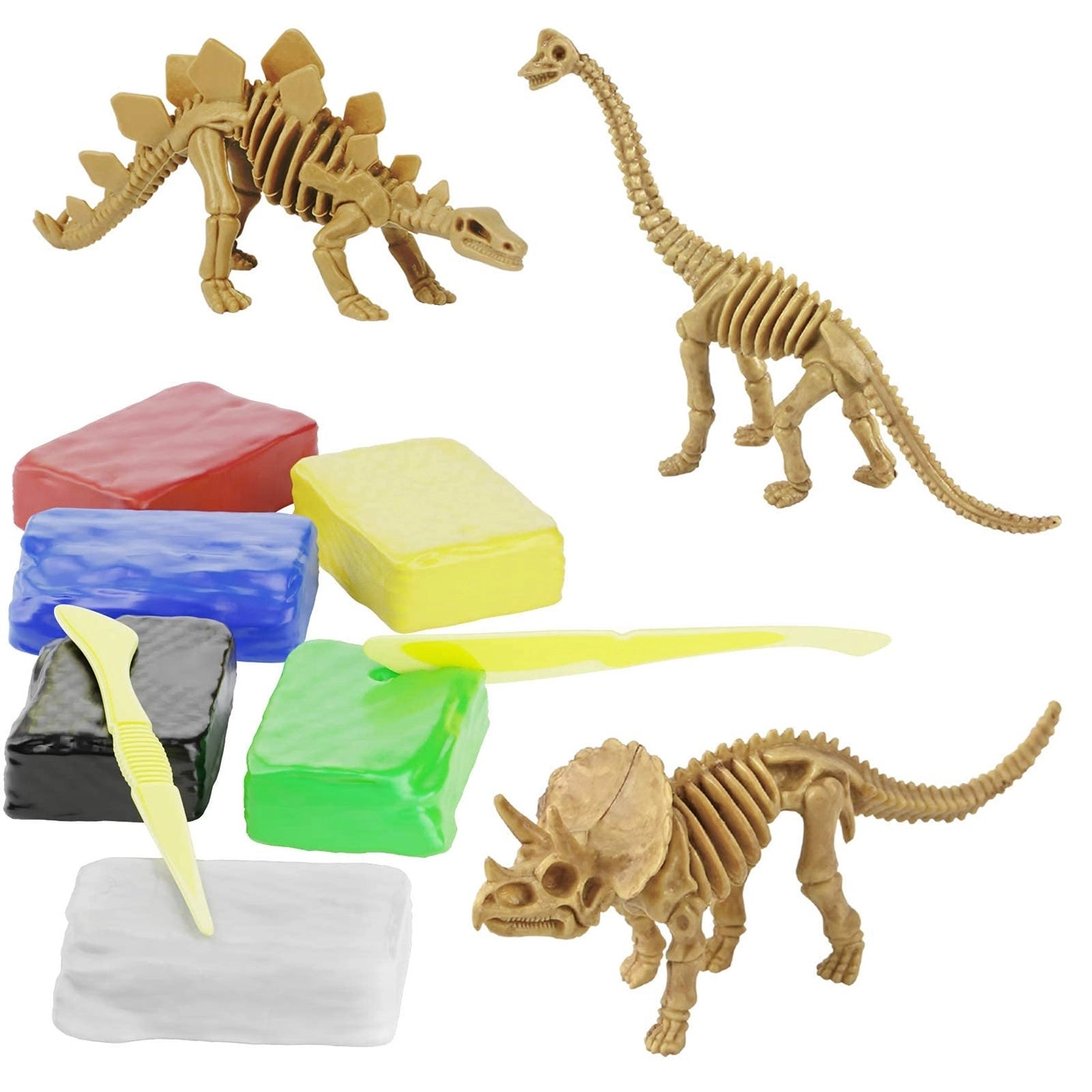 Dino Models Clay Craft Kit - 3+ years 4 pcs