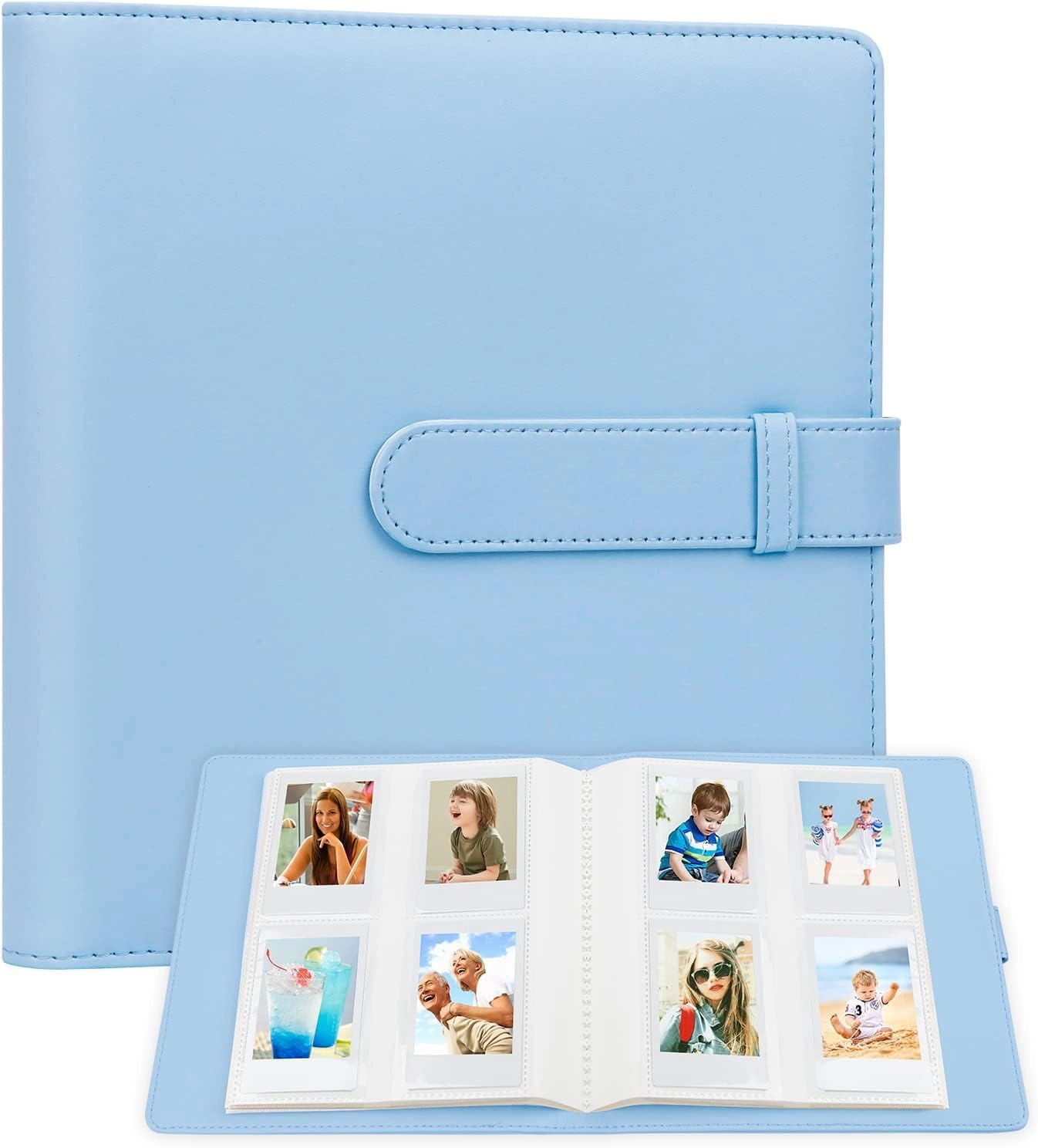 Crefotu Instax Mini 256 Pockets PU Photo Album