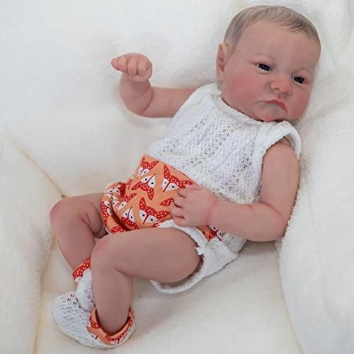 Levi Reborn Baby Doll - 19 Inch 3D Skin Visible Veins Awake & Sleeping