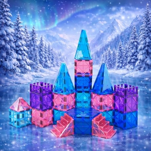 Magnetic Blocks - Frozen Princess Castle 34 pcs