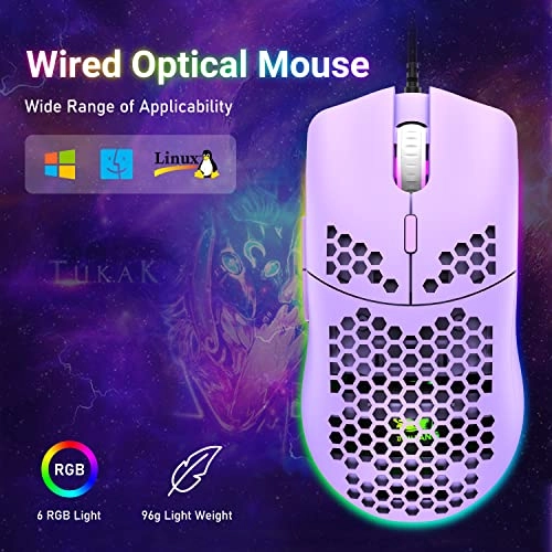 60% Mechanical Gaming Keyboard and Mouse Combo - 68 Key Usb