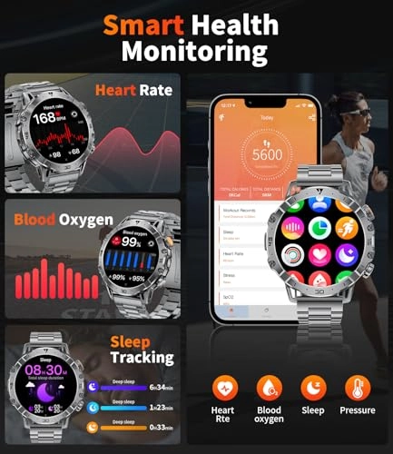 Smart Watch 55mm Metal