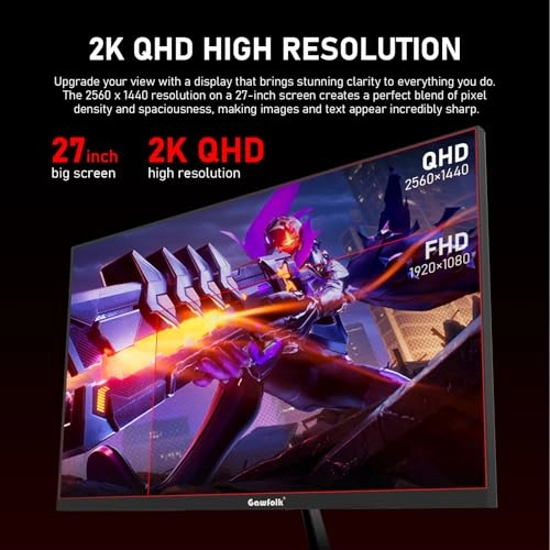 Gaming Monitor - 27 inch 2560 x 1440 pixels