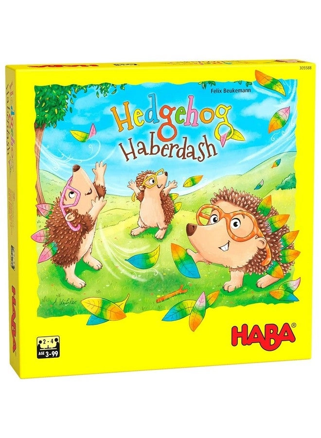 HABA Hedgehog Haberdash Color Matching Memory Game - 3+
