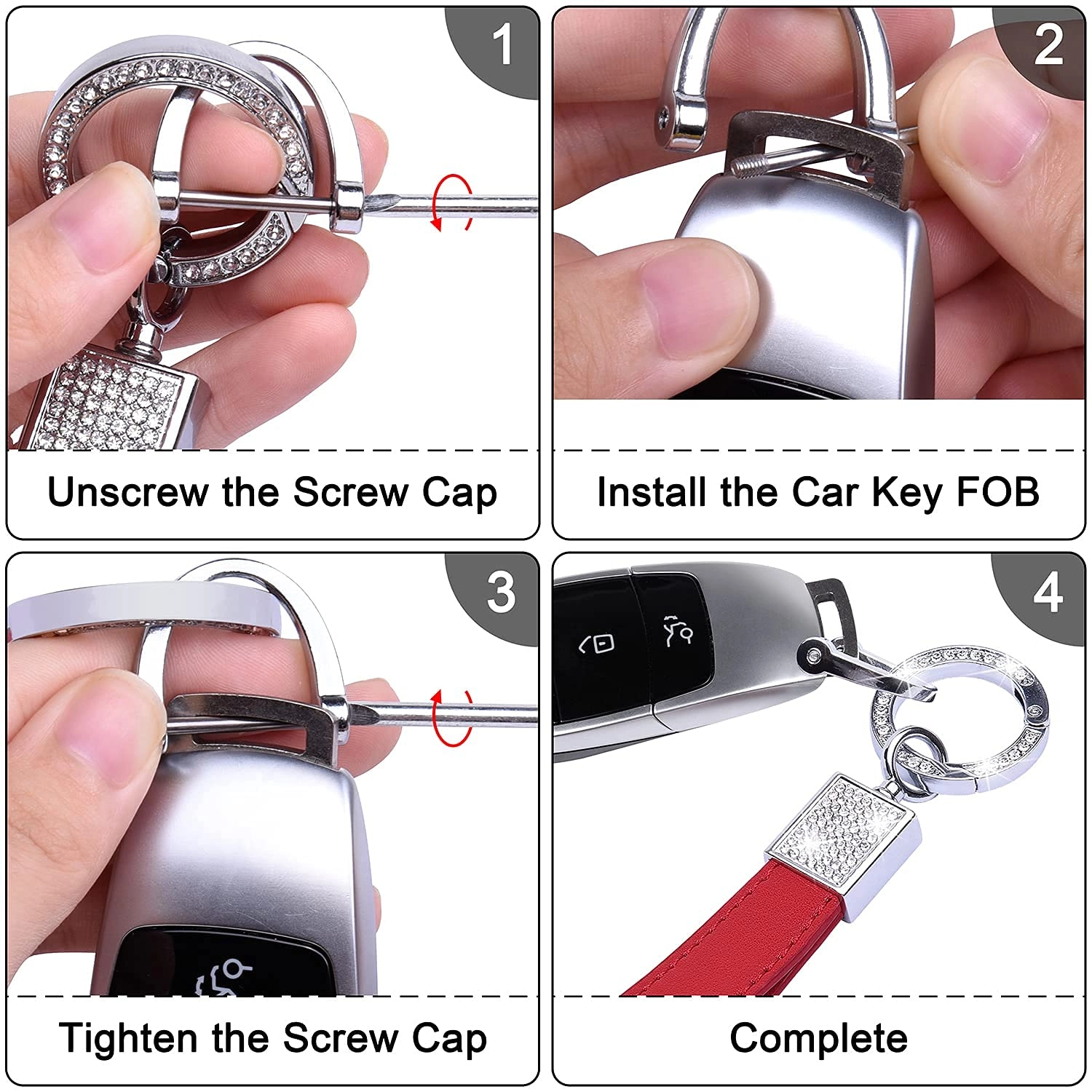 Bling Car Keychain - Car