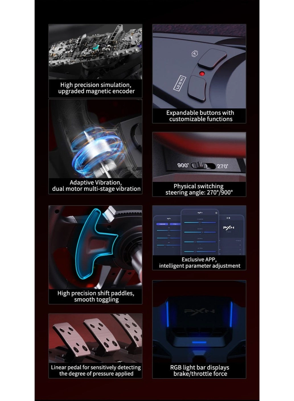 V9 Gen 2 Racing Wheel & Pedals - PC/Xbox/PS4/Switch