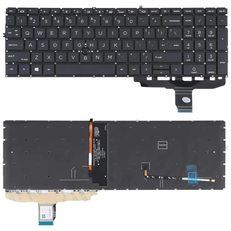 HUANGZIZHIEGN ELITEBOOK 850 - US Version Keyboard with Backlight Pointing