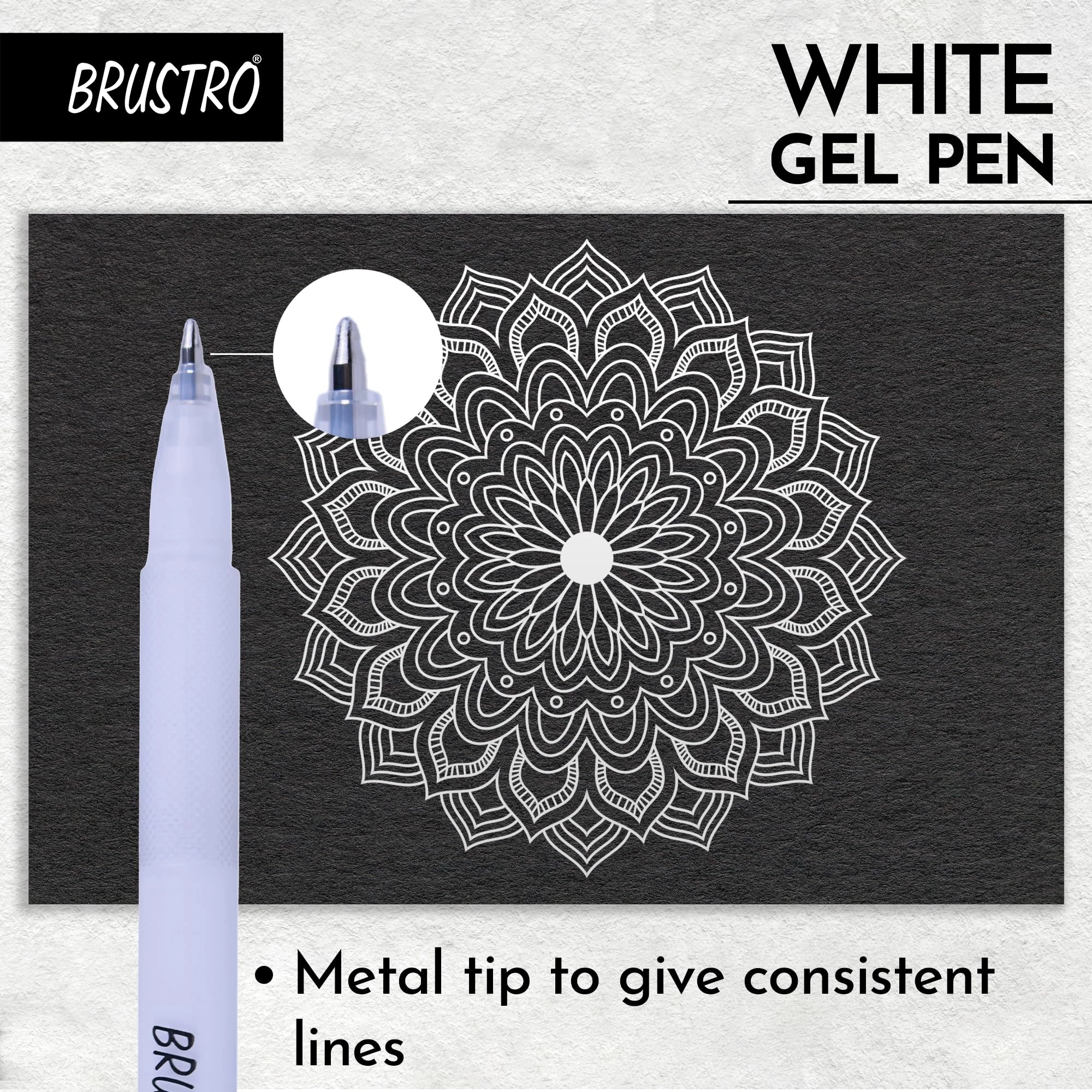 Gel Pen - Pack of 3 1 mm