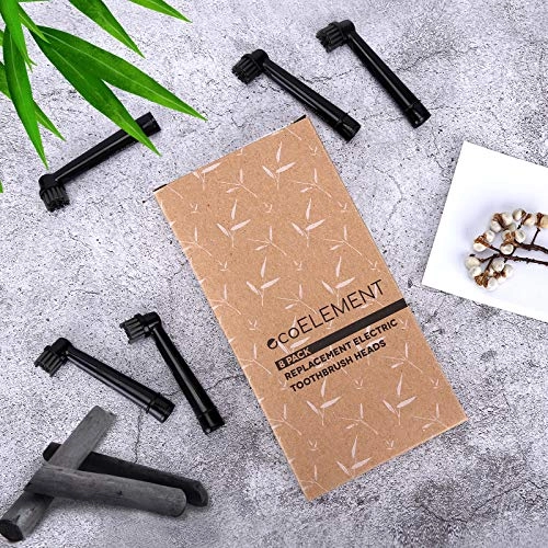 Eco Replacement Toothbrush Heads - 8 piece(s) Black