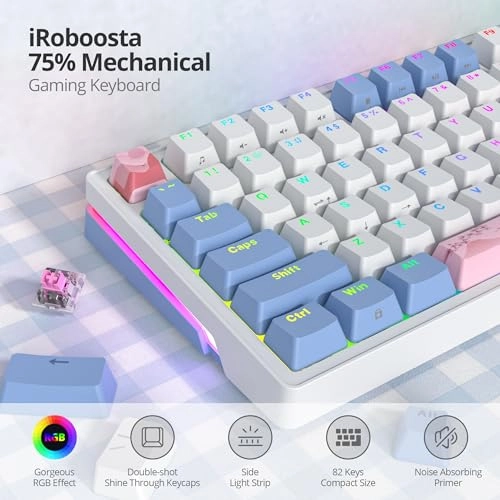 Retro Typewriter Mechanical Keyboard - Wired