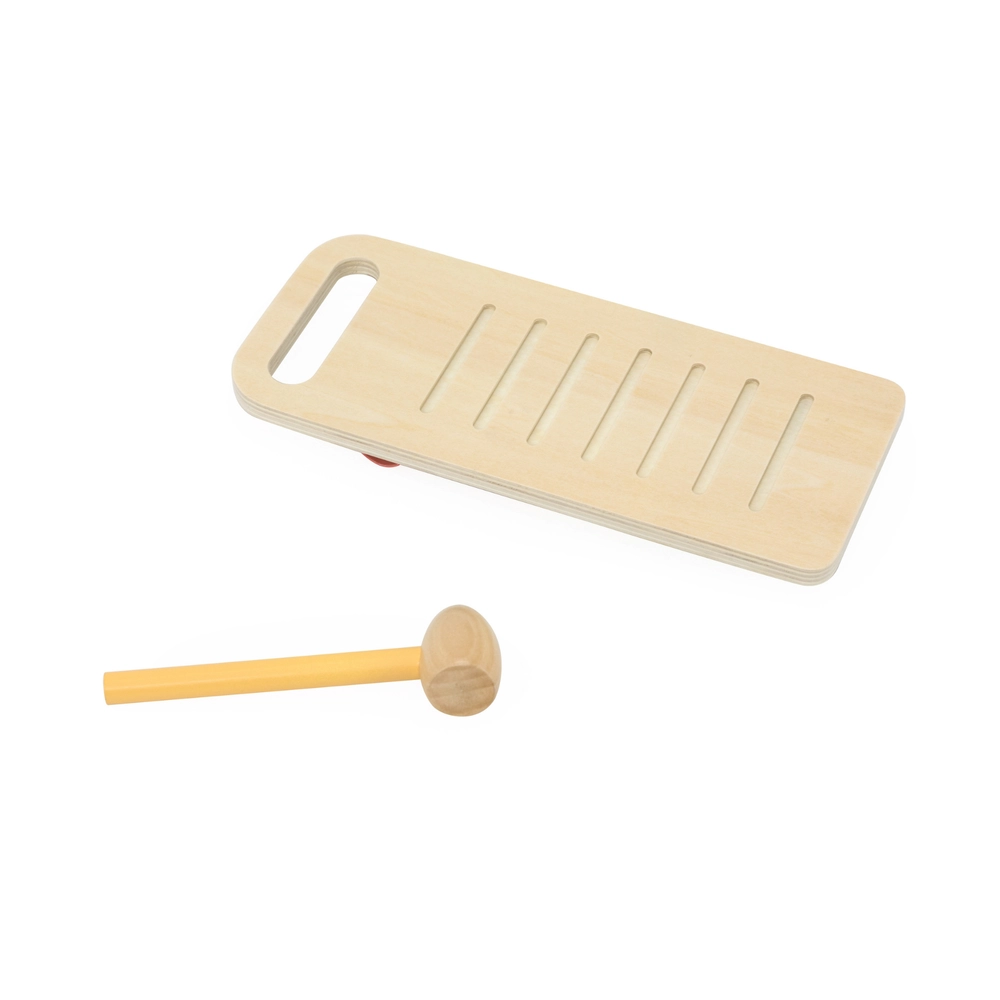 2-In-1 Wooden Pounding Bench And Xylophone - Suitable for 18 months and above