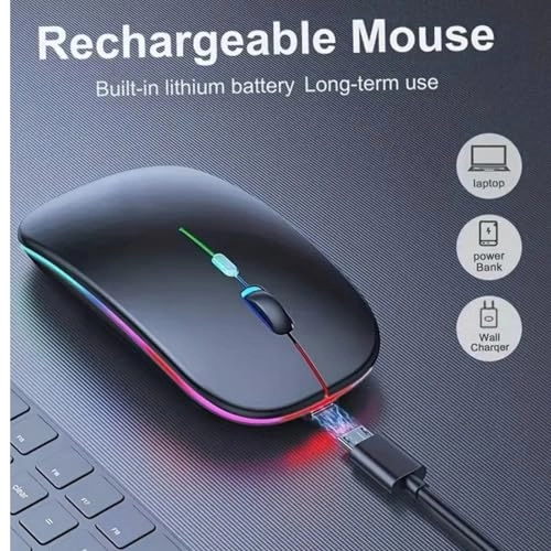 Wireless Mouse - Bluetooth & 2.4G