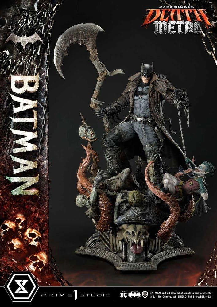 Prime 1 Studio Death Metal Batman - Dark Knights: Metal Figure 1/3 (105 cm) (P1SMMDCMT-09)