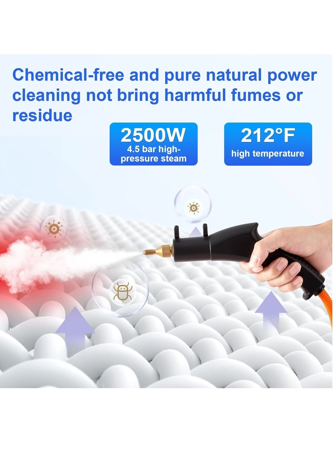 Handheld Steam Cleaner - 4.5 bar 1500ml