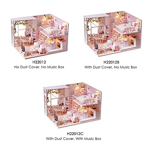 DIY Miniature Dollhouse Kit - Pink