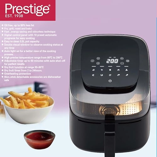 Air Fryer PR50320 - 3D Airflow System 60 min timer