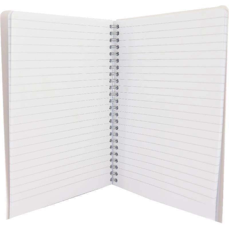 Notebook 19 X 26 cm Spiral - Grid 100 Sheets