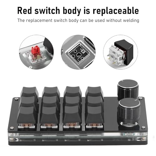 12 keys mechanical gaming keyboard - Wired