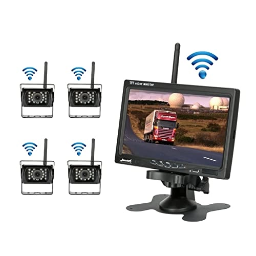Car Monitor - 7 Inch Wireless + Reverse Camera - Night Vision 420 TVL