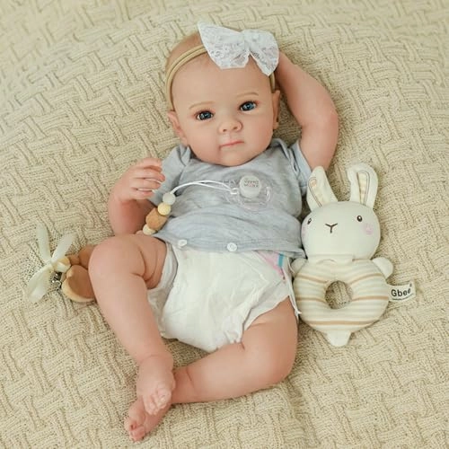 Reborn Baby Doll - 20 Inch Full Vinyl Baby Girl Ages 3+